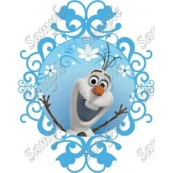 Frozen Olaf T Shirt Iron on Transfer Decal #47