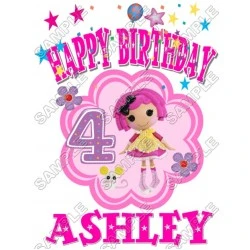 Lalaloopsy Birthday Personalized Custom T Shirt Iron on Transfer Decal #2