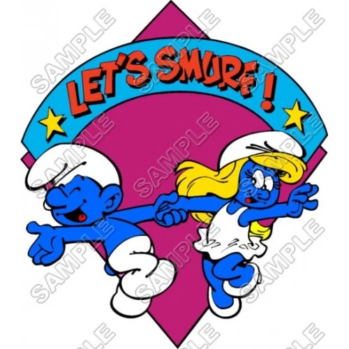  Let s Smurf  T Shirt Iron on Transfer Decal #25 by www.shopironons.com
