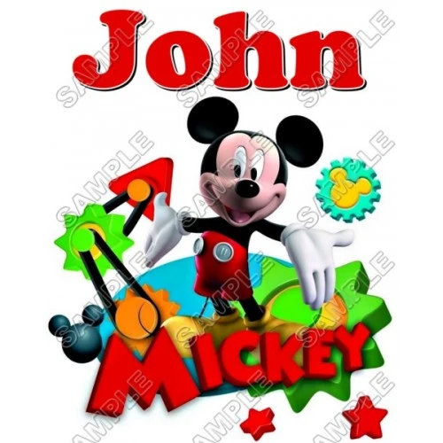  Mickey Mouse  Personalized  Custom  T Shirt Iron on Transfer Decal #30 by www.shopironons.com