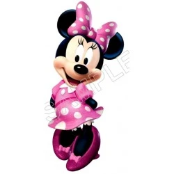 Minnie Mouse Pink  T Shirt Iron on Transfer  Decal  #50