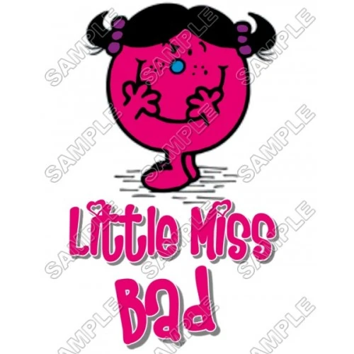  Mr Men and Little Miss Bad  T Shirt Iron on Transfer Decal #37 by www.shopironons.com