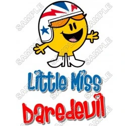 Mr Men and Little Miss Daredevil T Shirt Iron on Transfer Decal #40