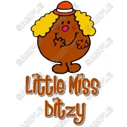 Mr Men and Little Miss Ditzy T Shirt Iron on Transfer Decal #28
