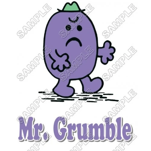  Mr Men and Little Miss Mr. Grumble  T Shirt Iron on Transfer Decal #5 by www.shopironons.com