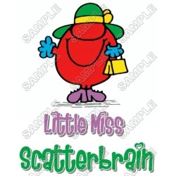 Mr Men and Little Miss Scatterbrain T Shirt Iron on Transfer Decal #56