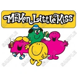 Mr Men and Little Miss  T Shirt Iron on Transfer Decal #13