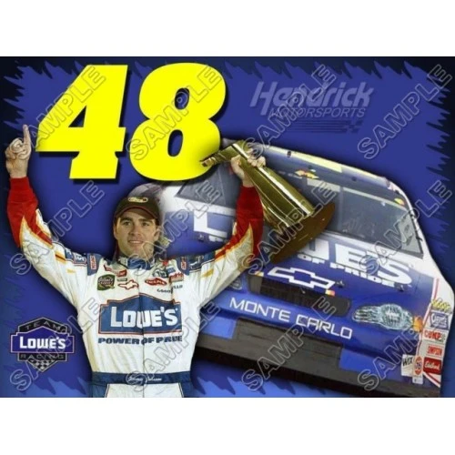  NASCAR Jimmie Johnson T Shirt Iron on Transfer Decal #1 by www.shopironons.com