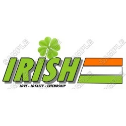 Saint Patrick's  ~ Irish~  T Shirt Iron on Transfer Decal #2