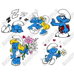 Smurfs T Shirt Iron on Transfer  Decal  #31