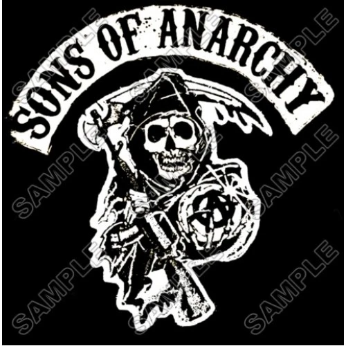  Sons of Anarchy  T Shirt Iron on Transfer Decal #2 by www.shopironons.com
