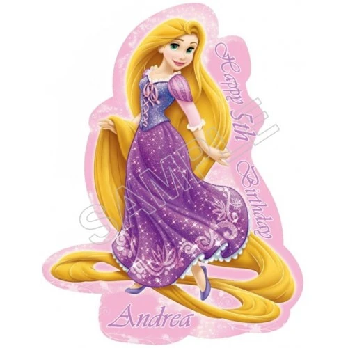  Tangled Rapunzel Birthday Personalized Custom T Shirt Iron on Transfer Decal #23 by www.shopironons.com