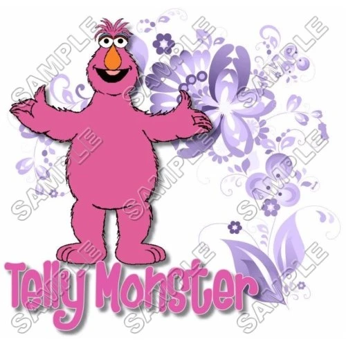  Telly Monster Sesame street T Shirt Iron on Transfer Decal #17 by www.shopironons.com