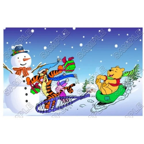  Winnie the Pooh Piglet Christmas Eeyore Tiger T Shirt Iron on Transfer Decal #28 by www.shopironons.com