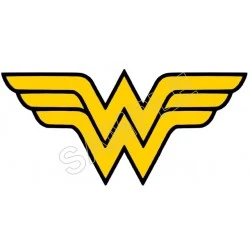 Wonder Woman Logo  T Shirt Iron on Transfer Decal #3