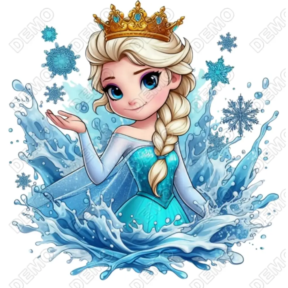 Frozen Elsa DTF Iron on Transfe #1 - SKU-2434FRX