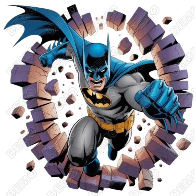 Batman DTF Shirt Iron on Transfer N90 - SKU-8BDT