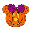 Mickey or Minnie Halloween Pumpkin Heads T Shirt Iron on Transfer Decal Mickey or Minnie Halloween Pumpkin Heads T Shirt Iron on Transfer Decal