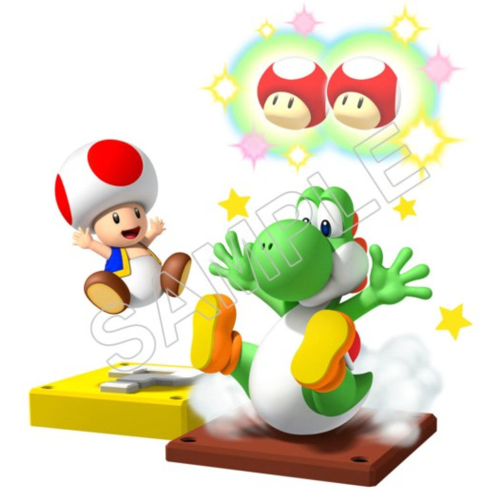 Super Mario Bros. Yoshi and Toads T Shirt Iron on Transfer Decal #33, image size:1024x1024