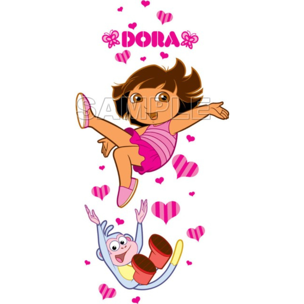 Dora and Boots T Shirt Iron on Transfer Decal #9