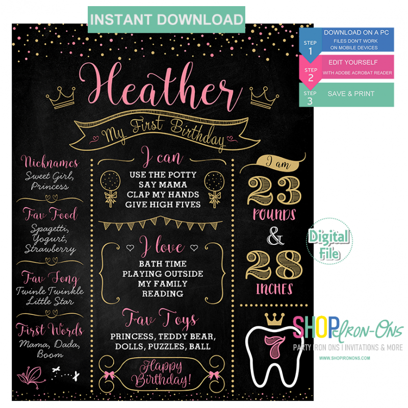 first-birthday-girl-chalkboard-sign-1st-birthday-girl-chalk-board-first-birthday-editable-pdf