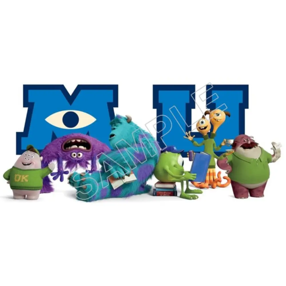 Monsters University T Shirt Iron on Transfer Decal #8