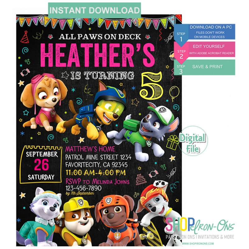 paw-patrol-birthday-party-invitation-personalized-digital-editable-pdf-free-thank-you-card-cupcake-toppers