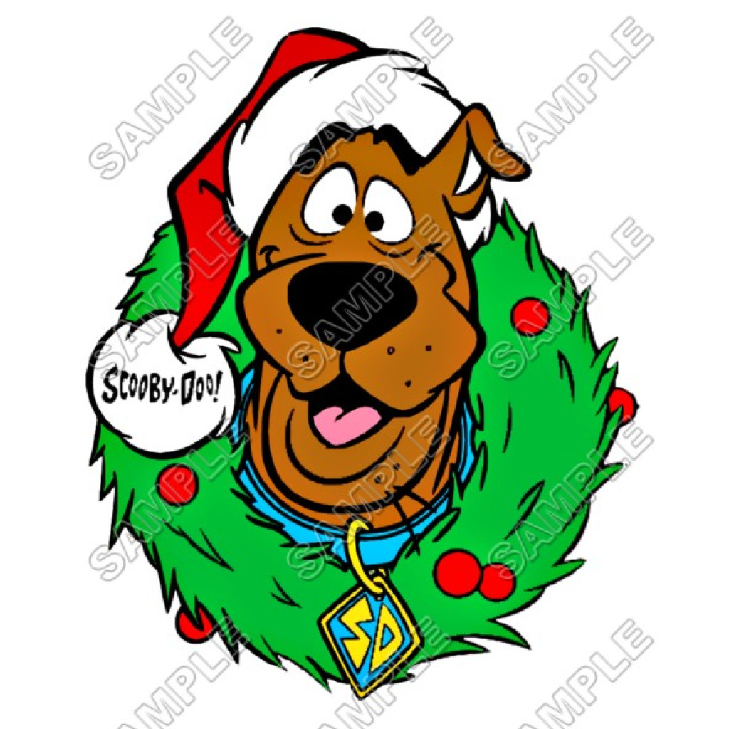 Scooby-Doo Christmas T Shirt Iron on Transfer Decal #8 scooby-doo-christmas-t-shirt-iron-on-transfer-decal-8