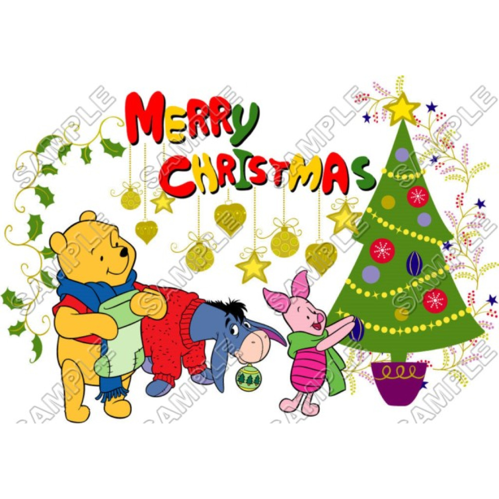 winnie-the-pooh-piglet-christmas-eeyore-tiger-t-shirt-iron-on-transfer-decal-39