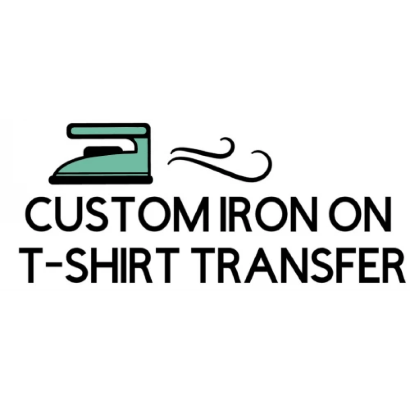 Logo & Tag Line Design Custom Graphic Iron On Transfer