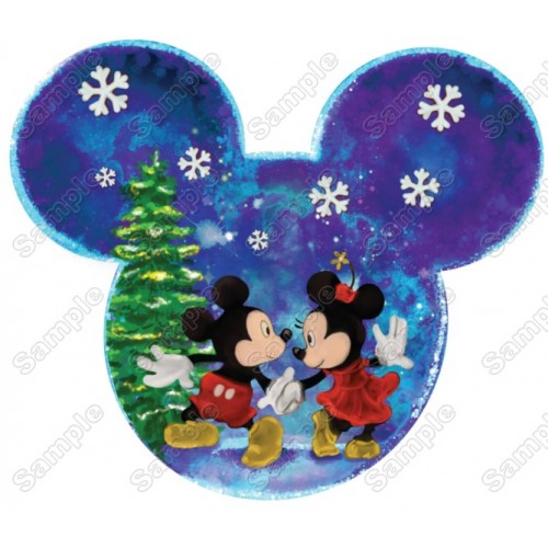 Christmas Disney World  Mickey Mouse T Shirt Iron on Transfer Decal    by www.shopironons.com