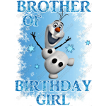  Frozen Family Member Birthday  T Shirt Iron on Transfer Decal by www.shopironons.com