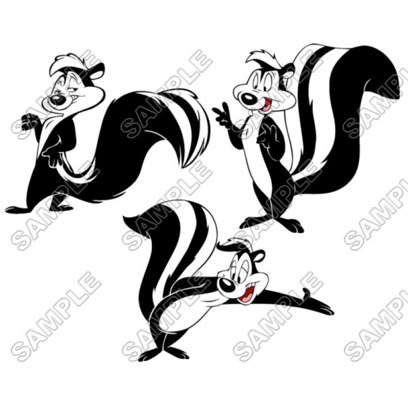 Pepé Le Pew T Shirt Iron on Transfer Decal #1