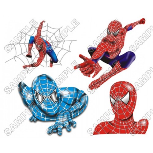 Spiderman Iron On Transfer For T-Shirt & Other Light Color Fabrics #4 