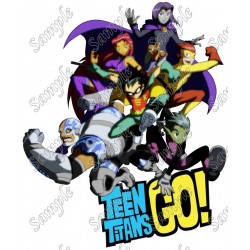 Teen Titans Go   T Shirt Iron on Transfer  Decal  #11